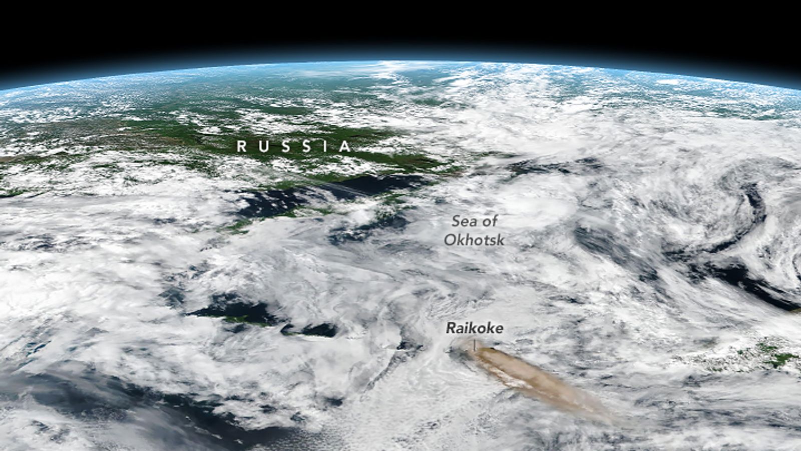 Massive Volcanic Eruption Captured From Space In Spectacular Image World News Sky News 5721