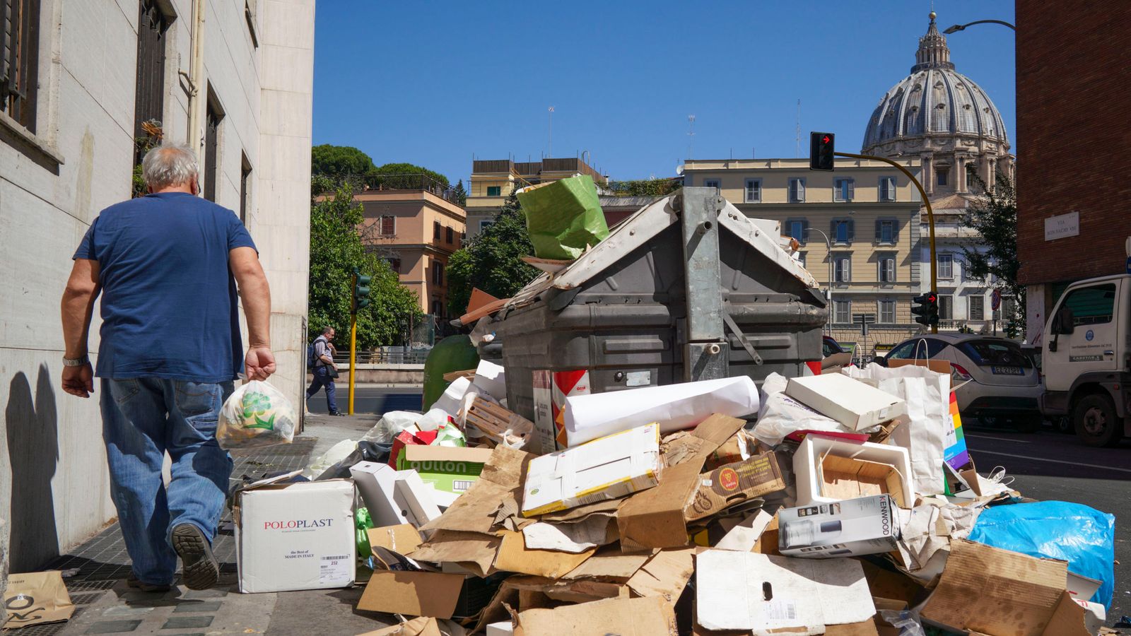 'We've third world' Rome runs out of space for its rubbish