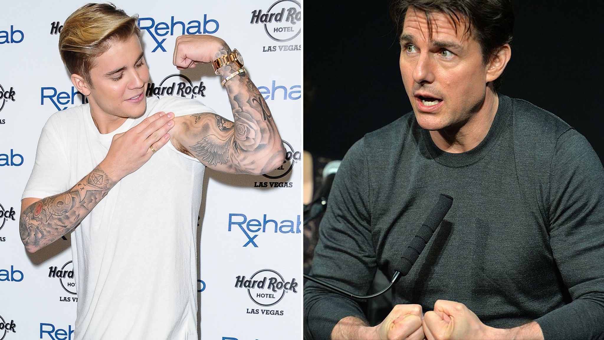 Justin Bieber Challenges Tom Cruise To Ufc Cage Fight Ents Arts News Sky News