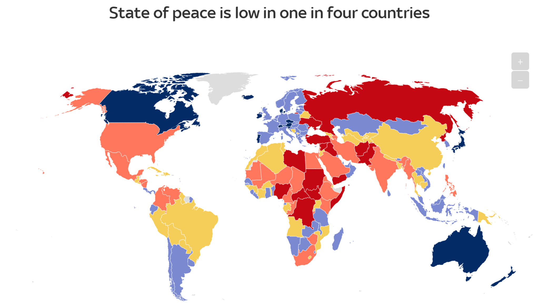 Peace In World Climate change helping 'make world less peaceful', Global Peace Index ...