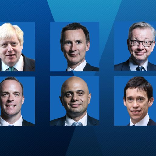 The contenders to succeed Theresa May