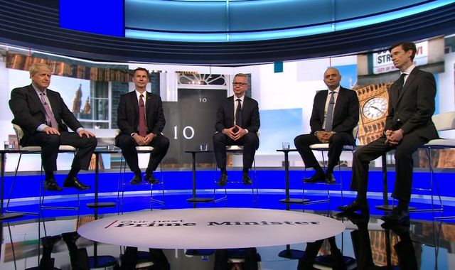 Conservative leadership race: Contenders clash in fractious TV debate Conservative leadership race: Contenders clash in fractious TV debate