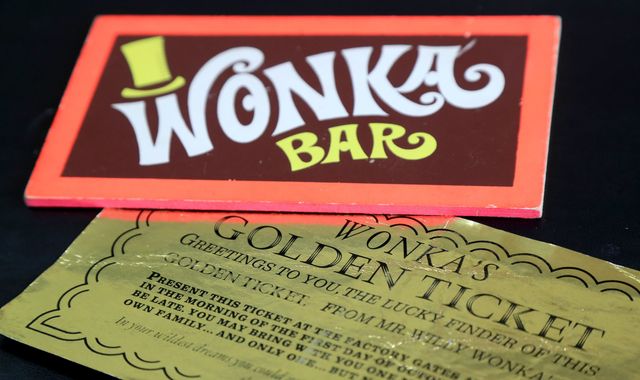 It's a golden ticket! Classic Wonka prop up for auction