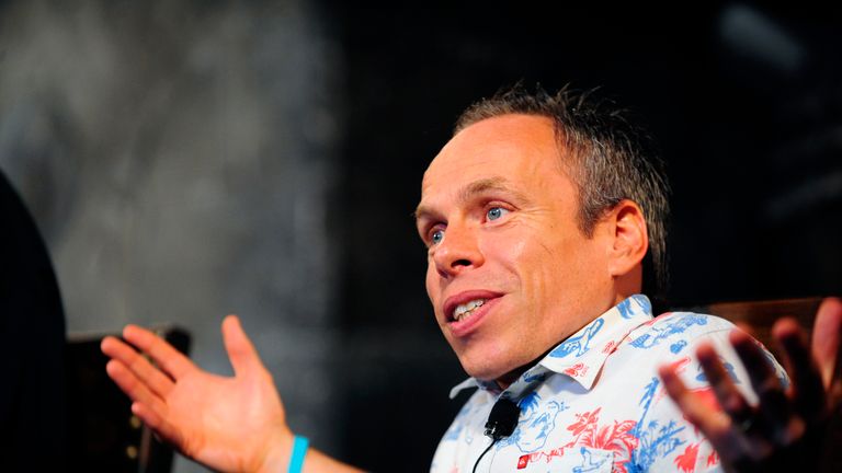 Actor Warwick Davis talks during a media preview of The Wizarding World of Harry Potter-Diagon Alley at the Universal Orlando Resort in Orlando, Florida June 19, 2014. The new attraction, which opens to the public on July 8, expands the original Harry Potter world, which opened in 2010 and is modeled after Hogsmeade Village, which is located near the Hogwarts School of Witchcraft and Wizardry where the series&#39; leading character Harry Potter begins his magical adventures. REUTERS/David Manning  (UNITED STATES - Tags: ENTERTAINMENT BUSINESS)