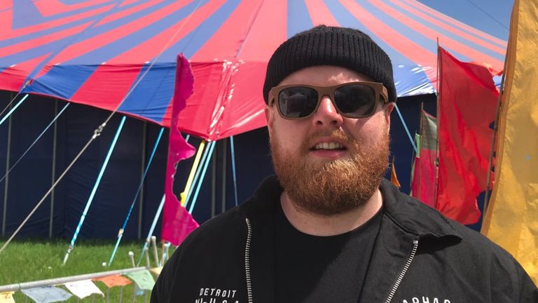 Tom Walker expressed his disappointment to not be able to see Stormzy&#39;s set in person