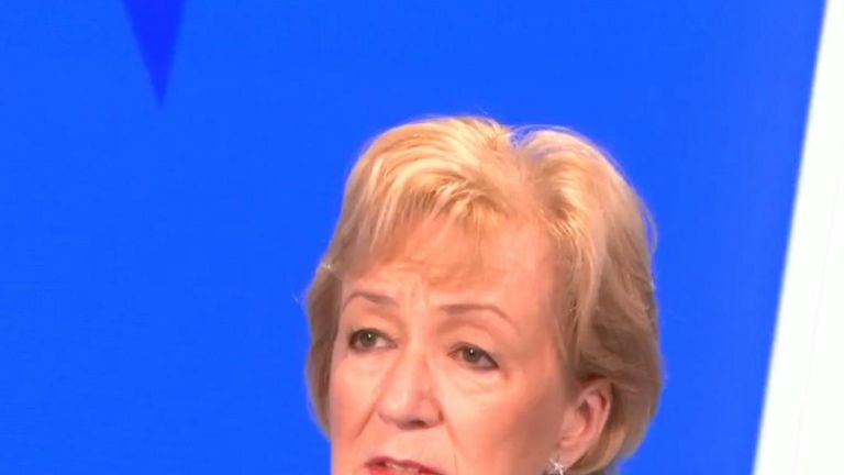 Andrea Leadsom is backing Boris Johnson for Tory leadership, having been eliminated from the race herself