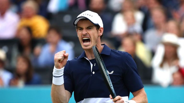 Andy Murray has won silverware in a triumphant return after hip surgery