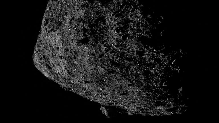 It is the second time the spacecraft has put itself into orbit around the asteroid