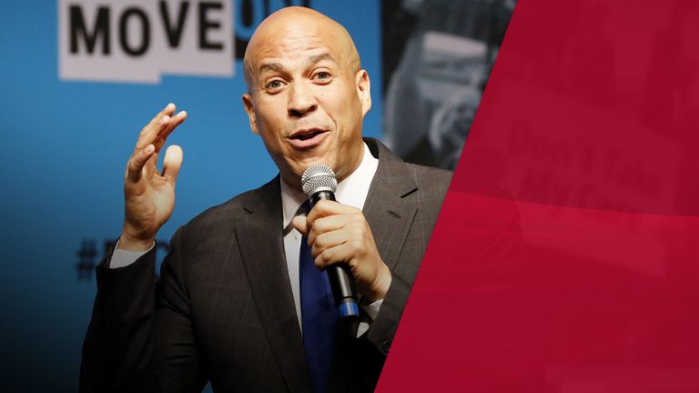 New Jersey Senator Corey Booker probably gave the best speech