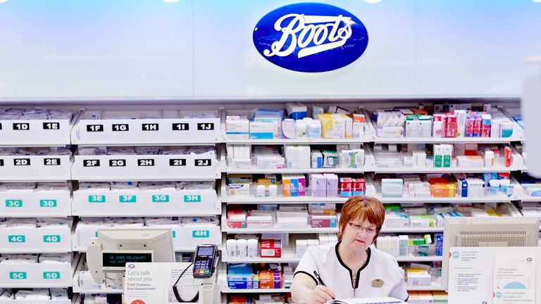 Boots has almost 2,500 stores in the UK