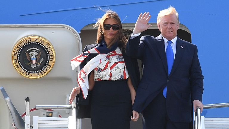 President Trump is in the UK for a three-day state visit