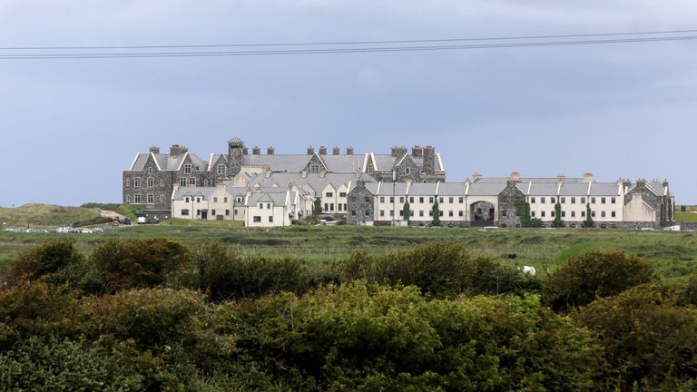 Mr Trump will be staying at his hotel and golf course in Doonbeg for the next few days