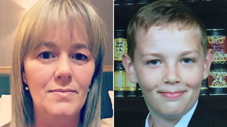 Fiona Gosling's son Cameron died after he jumped into hot water