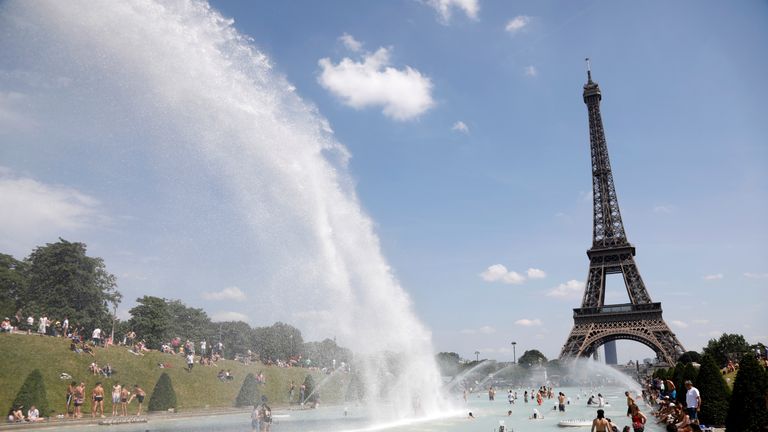 Europe heatwave: Temperatures of 40C 'potentially dangerous', forecasters  warn | World News | Sky News