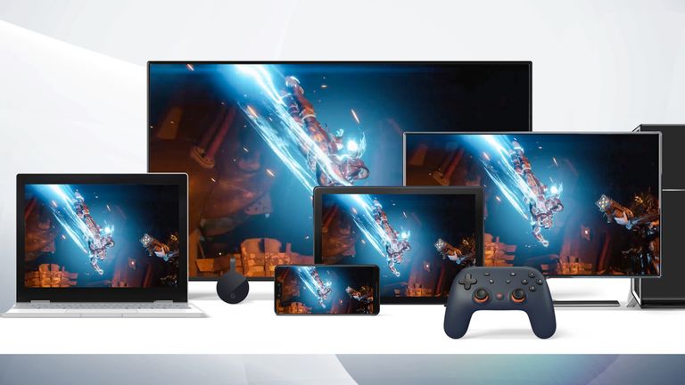 Stadia will work with a single controller across any screen