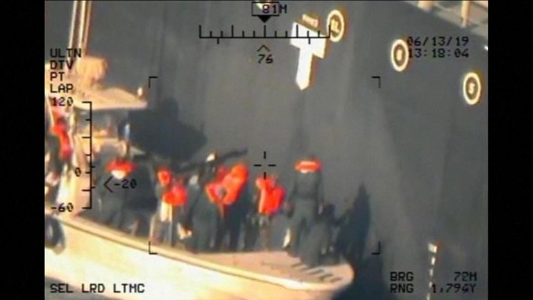 Images released by US Navy