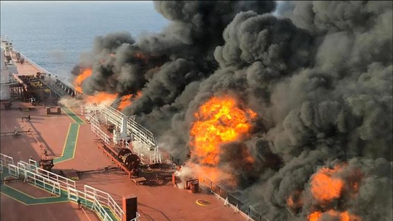 US oil tanker allegedly attacked by Iran
