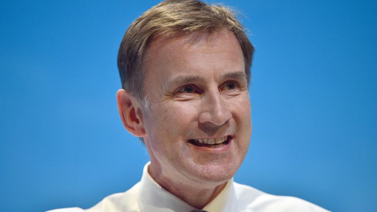 Jeremy Hunt has urged Conservative members not to elect a populist