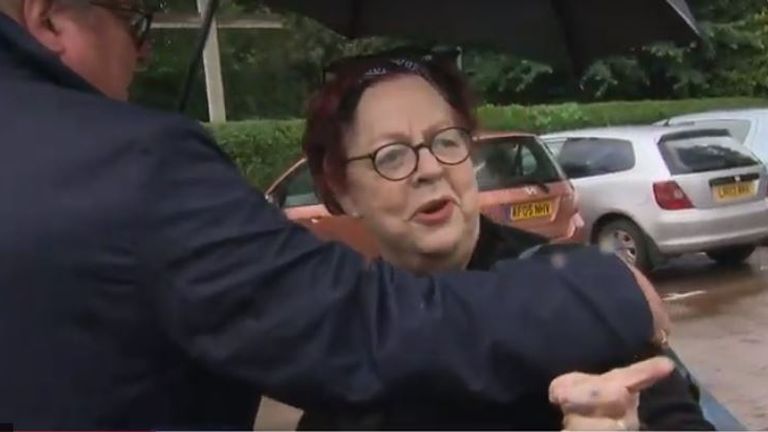 Jo Brand has come under fire after joking about throwing battery acid at politicians