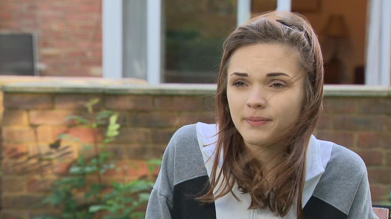 Mental health campaigner Katie Scott, 21, from Berkshire
