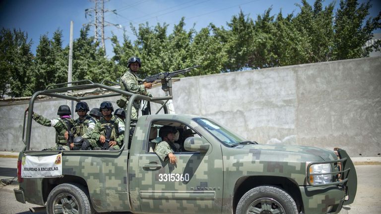 Mexican soldiers