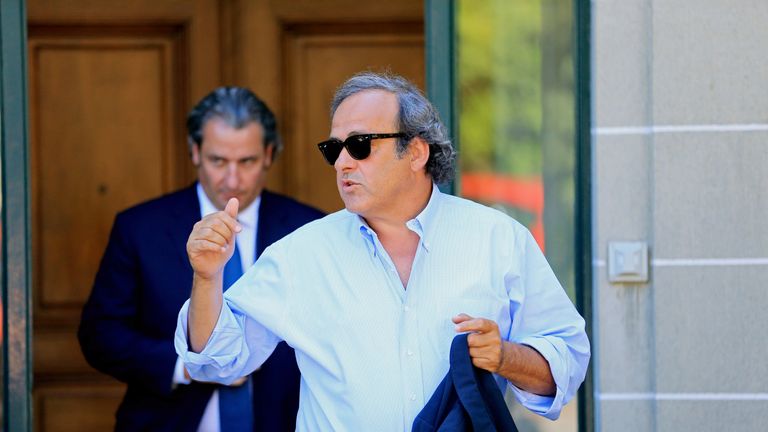 Platini was UEFA president between 2007 and 2015