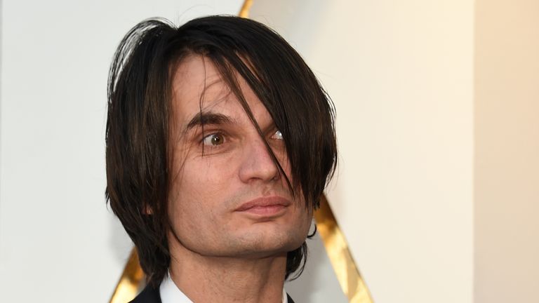 Composer Jonny Greenwood arrives for the 90th Annual Academy Awards on March 4, 2018, in Hollywood, California. / AFP PHOTO / VALERIE MACON (Photo credit should read VALERIE MACON/AFP/Getty Images)
