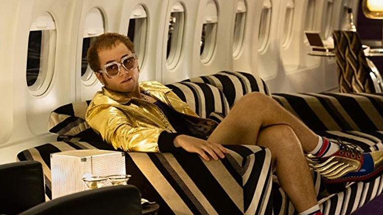 Taron Egerton as Elton John in Rocketman