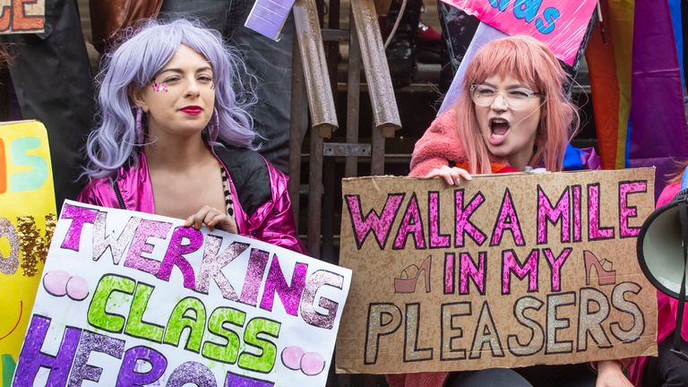 Spearmint Rhino strippers halt traffic during protest march to save Sheffield club from closure