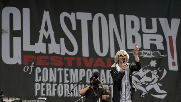 Tim Burgess, lead singer of The Charlatans