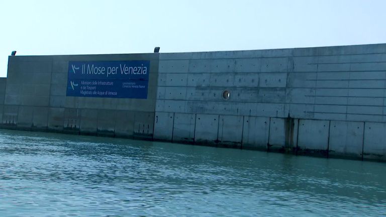 Construction of the Mose flood barrier has been marred with allegations of corruption