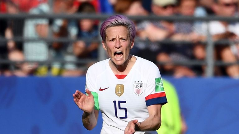 'Rapinoe brave to speak her mind' | Video | Watch TV Show | Sky Sports