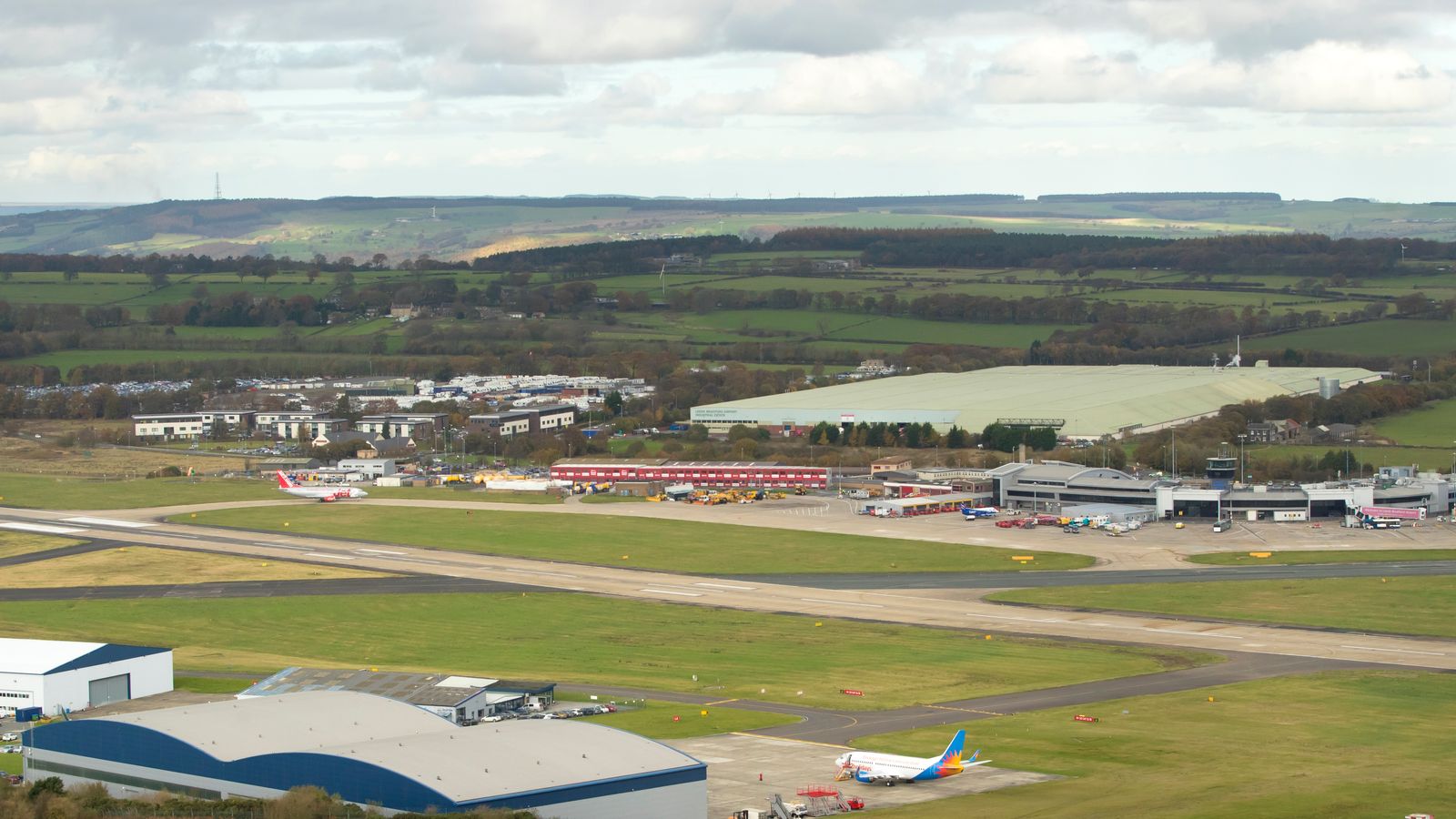 Leeds Bradford airport closes and flight diverted after drone sighting ...