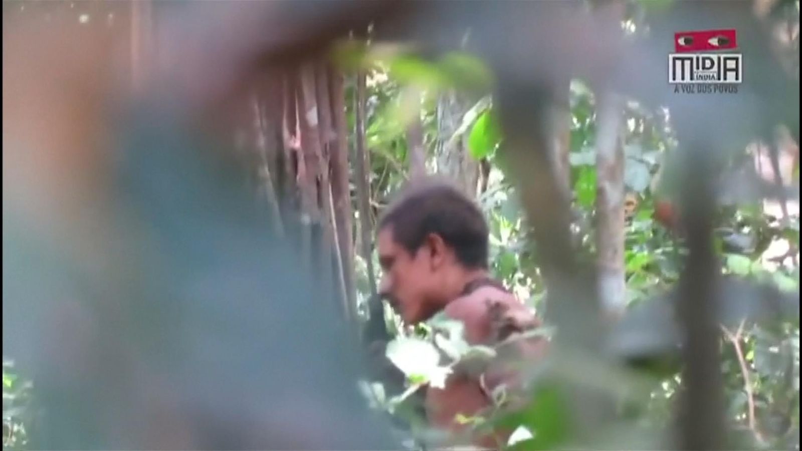 Rare Footage Of Uncontacted Tribe Highlights Threat To Amazon Forest World News Sky News