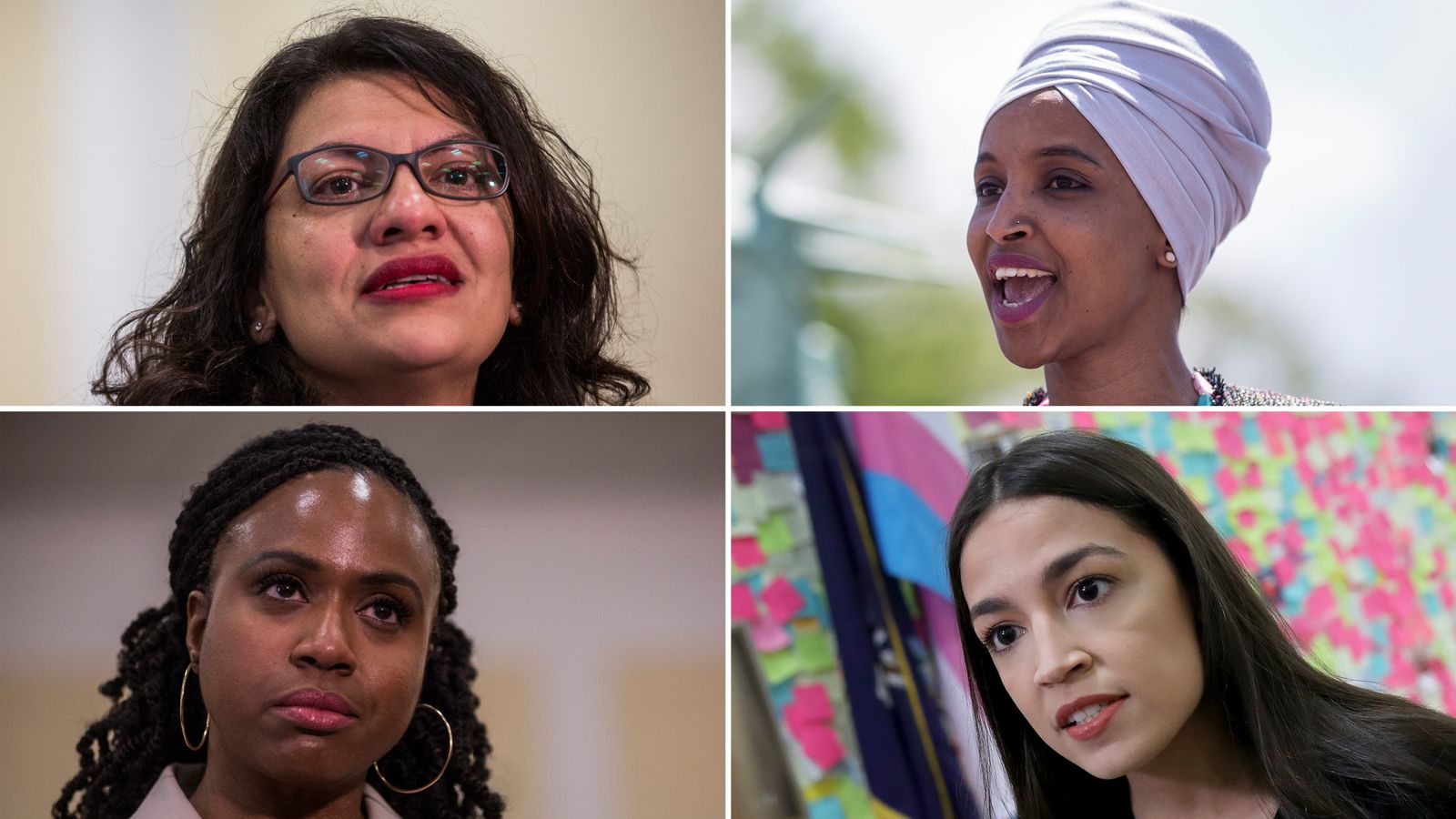 The Squad Who Are The Congresswomen In Trumps Firing Line Us News Sky News 9981