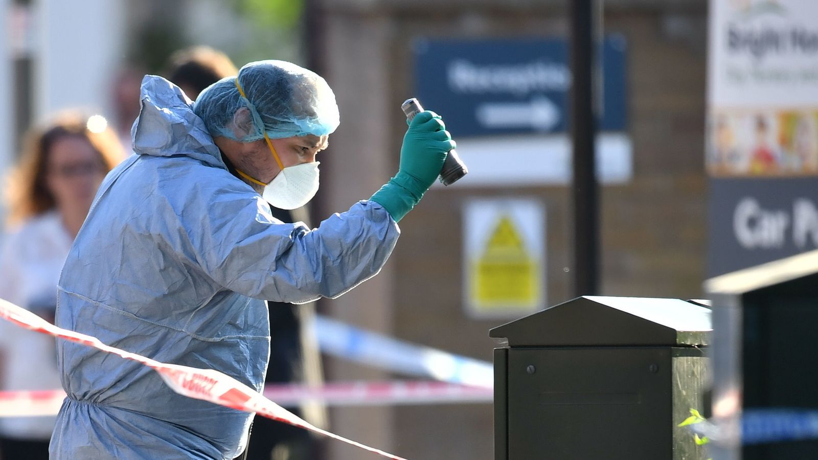 Man dies after being stabbed in broad daylight | UK News | Sky News