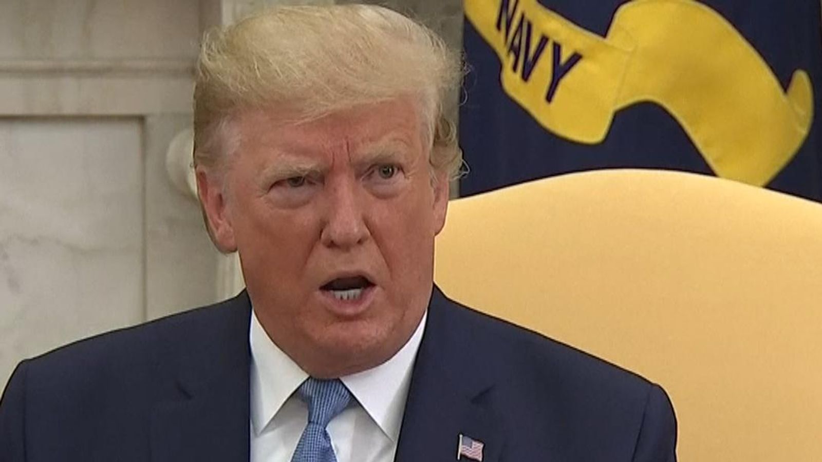 Trump warns Iran 'not to disrespect the US' over escalating tension