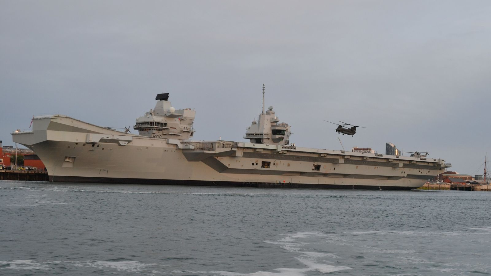 HMS Queen Elizabeth: Sailors 'were at risk of drowning' after 'major ...