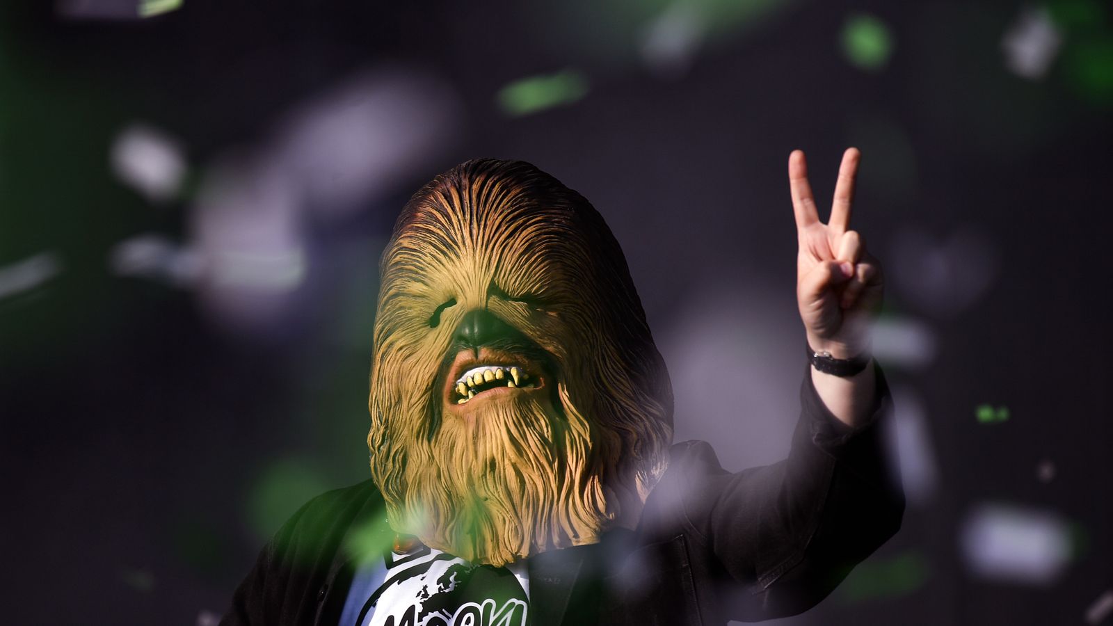 Lewis Capaldi and Noel Gallagher feud: Chewbacca mask raises £5k