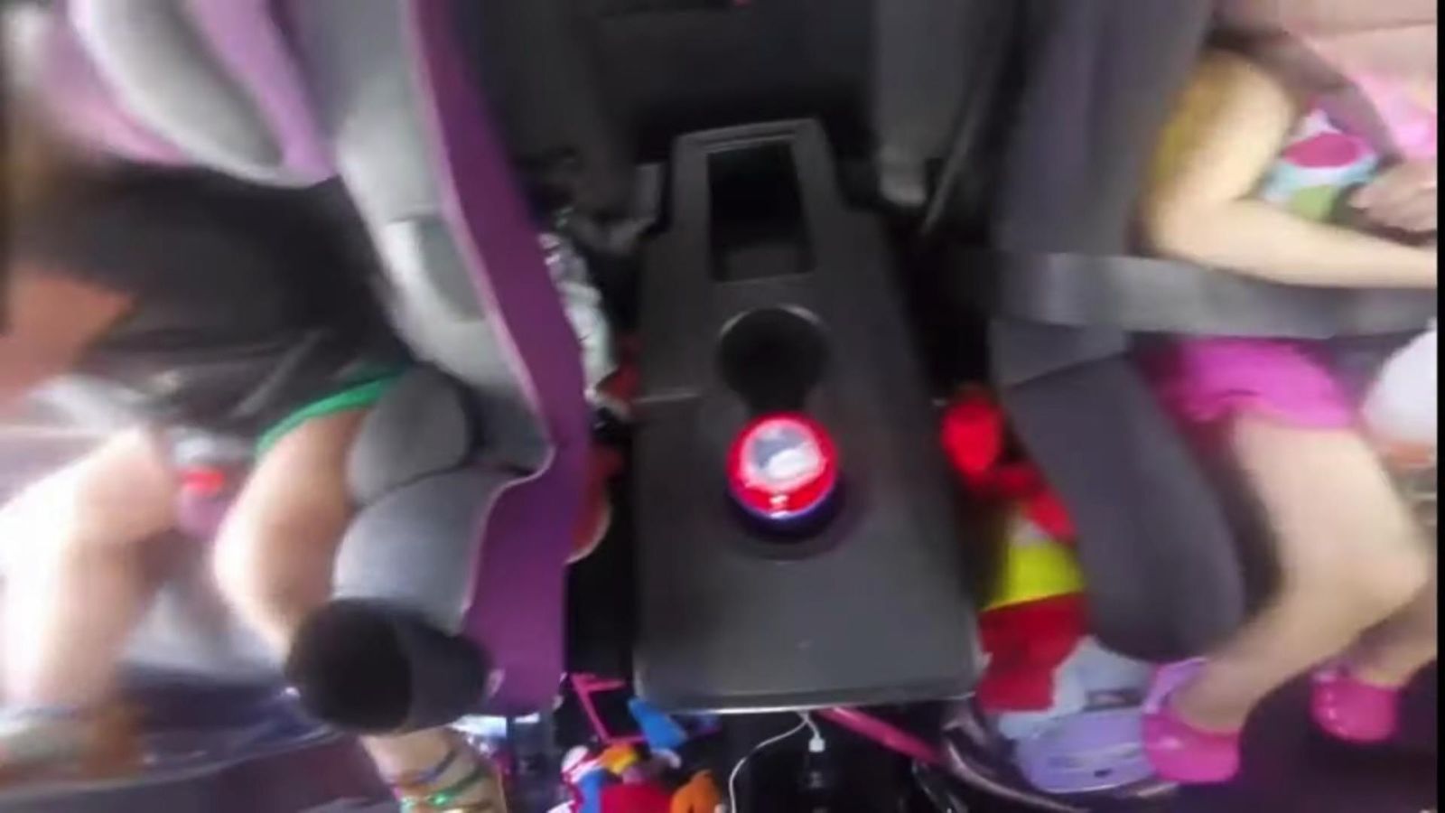 Police smash window to rescue children trapped in hot car | US News ...