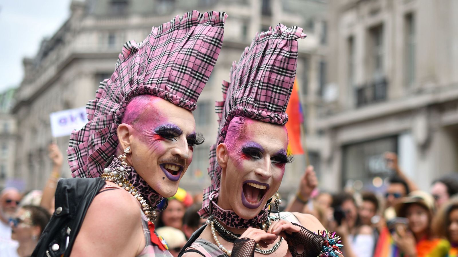 London Awash With Colour For Biggest Pride Yet Uk News Sky News