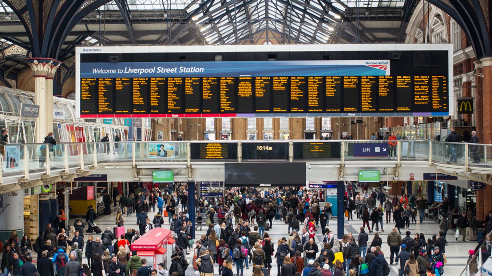 More travel misery over weekend as disruption continues | UK News | Sky ...