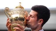 Novak Djokovic claimed his fifth Wimbledon title