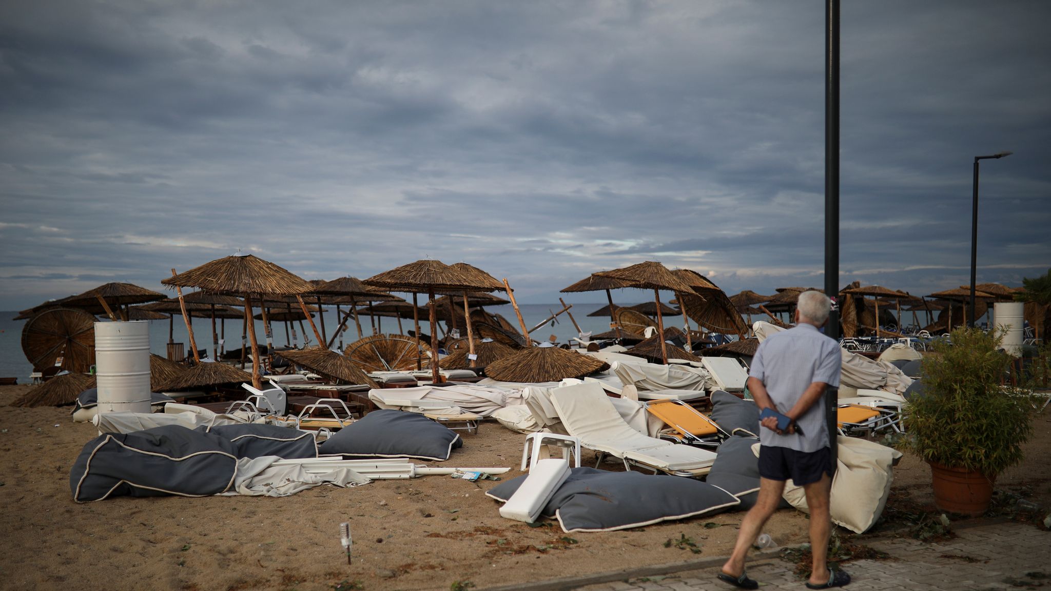 Greece storm Two children among seven people dead in rare Halkidiki storm World News Sky News