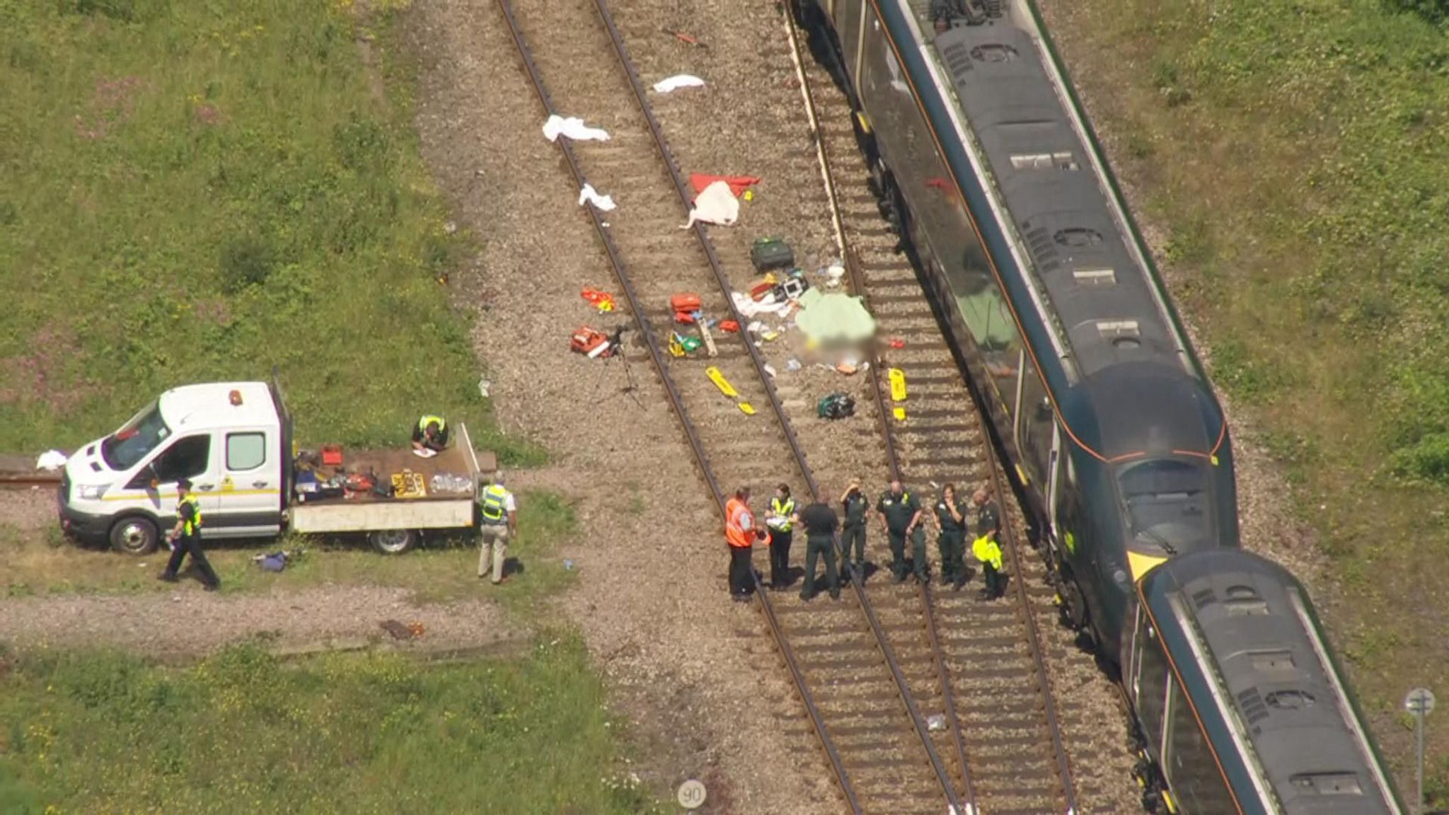 Two Railway Workers Killed After Being Hit By Train Could Not Hear It Coming Police Say Uk 7805