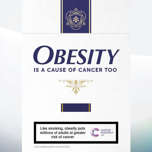 Cancer Research advert criticised for 'comparing smoking to obesity'