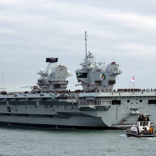 HMS Queen Elizabeth: Sailors 'were at risk of drowning' after 'major ...