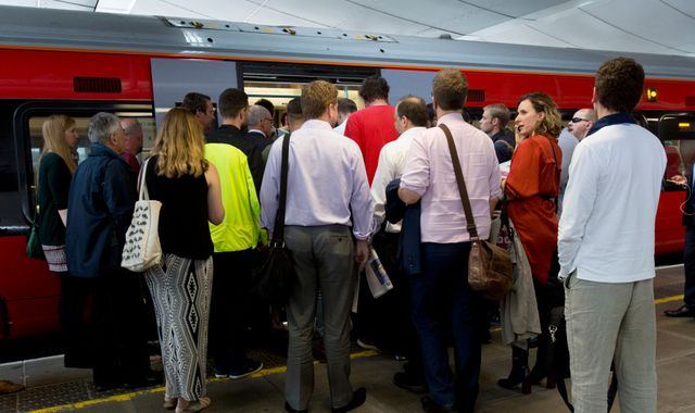 Train delayed in London as commuter's hair extensions get stuck in door