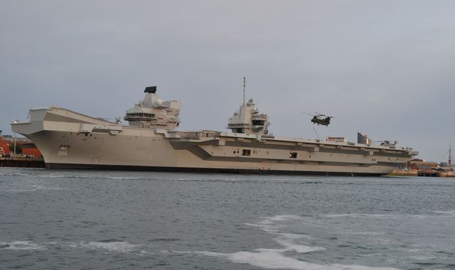 HMS Queen Elizabeth: Sailors 'were at risk of drowning' after 'major leak'