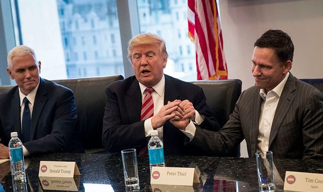 Tech billionaire Peter Thiel urges investigation into 'seemingly treasonous' Google